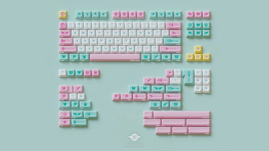 DSA Magic Girl Keycaps | Keycaps by Mintlodica | KS-MG-CLAS-BK