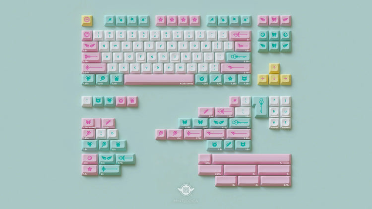DSA Magic Girl Keycaps | Keycaps by Mintlodica | KS-MG-CLAS-BK