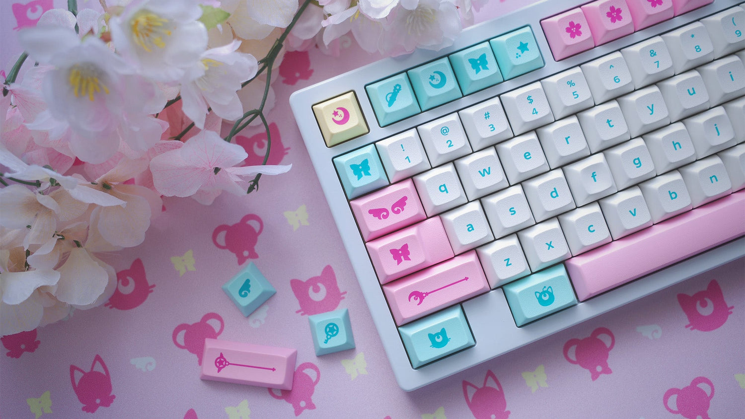 DSA Magic Girl Keycaps | Keycaps by Mintlodica | KS-MG-NOVS