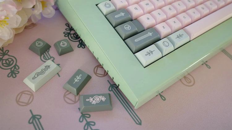 DSA Witch Girl Keycaps | Keycaps by Mintlodica | KS-WG-BK Group Buy