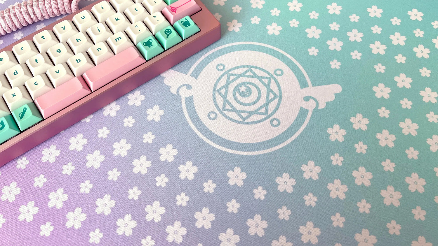 Emblem Deskmats | Deskmats by Mintlodica | DM-PD-MINI-EMBLEM