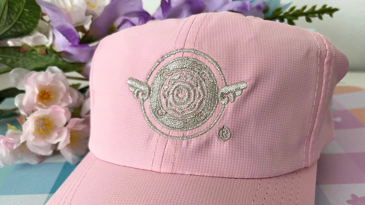 Emblem Hats | Hats by Mintlodica | HAT-LOGO-PINK