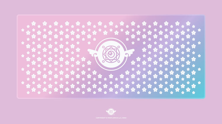 Emblem 'Pink' Deskmats | Deskmats by Mintlodica | DM-PD-MINI-EMBLEMPINK Group Buy