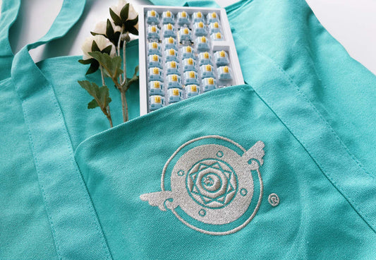 Emblem Tote Bags | Tote Bag by Mintlodica | BAG-LOGO-MINT-TOTE