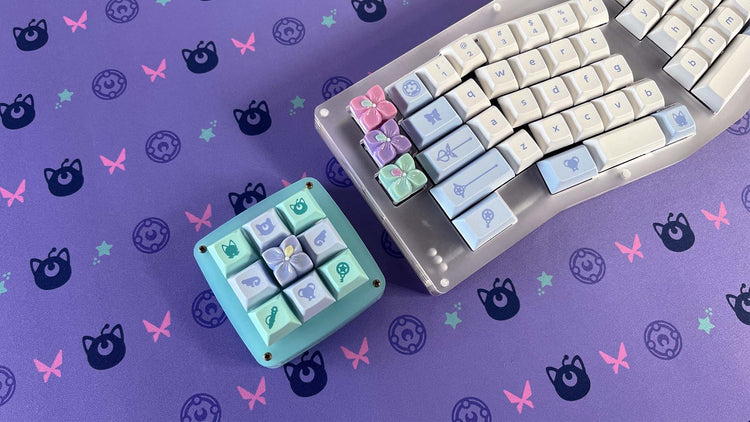 Magic Girl Floral Artisans | Floral Artisan Keycaps by Mintlodica | CS-MG-PINK