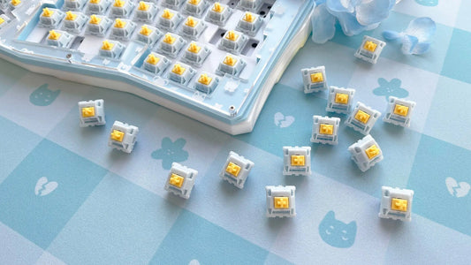 Magic Girl Linear Switches | Mechanical Keyboard Switches by Mintlodica | SW-MG-LINEAR-MILL-40