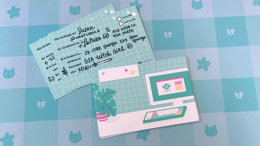 Meet-up Notecards | Post Cards by Mintlodica | PRINT-NOTECARD-1