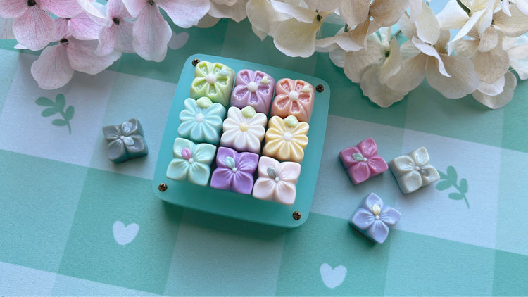 Pastel Dreams Floral Artisans | Floral Artisan Keycaps by Mintlodica | CS-PD-MINTGREEN