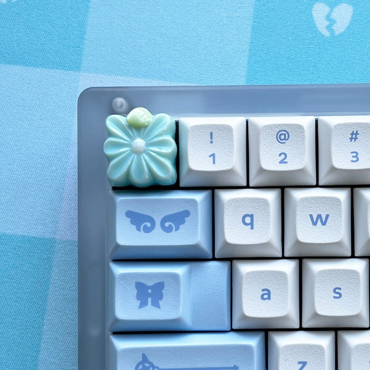 Pastel Dreams Floral Artisans | Floral Artisan Keycaps by Mintlodica | CS-PD-MINTGREEN