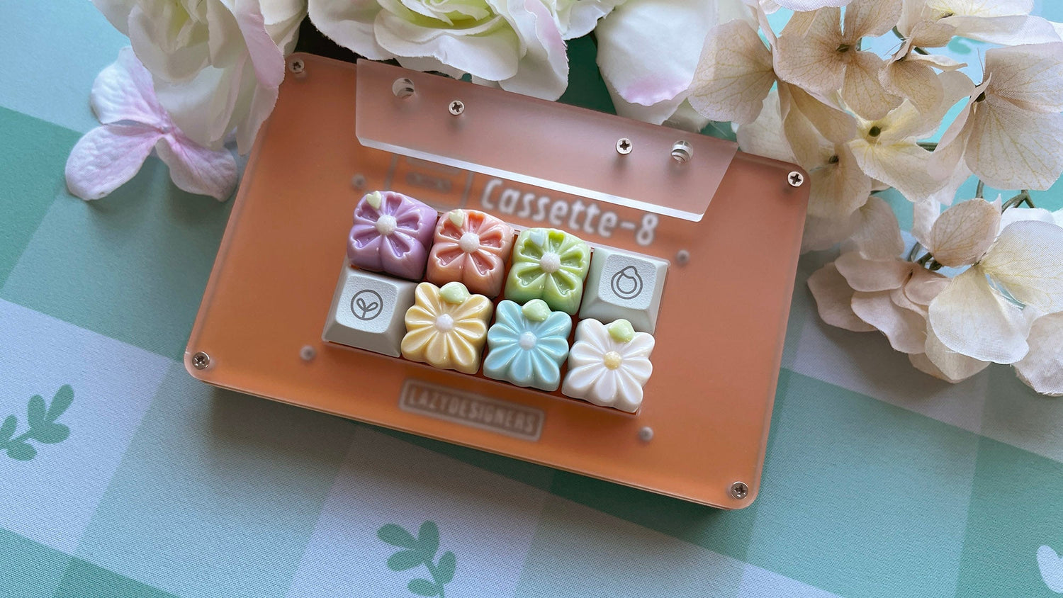 Pastel Dreams Floral Artisans | Floral Artisan Keycaps by Mintlodica | CS-PD-WHITE