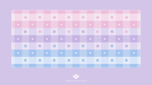 Pastel Picnic 'Bi Pride' Deskmats | Deskmats by Mintlodica | DM-PP-MINI-BIPRIDE Group Buy