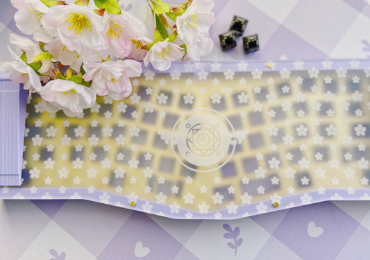 Pastel Picnic 'Lavender' Deskmats | Deskmats by Mintlodica | DM-PP-MINI-LAVENDER