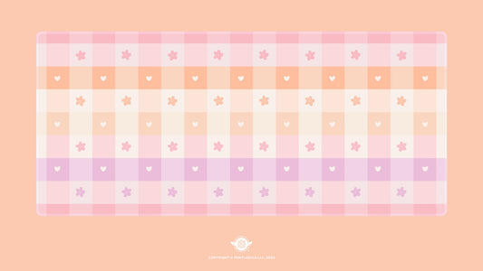 Pastel Picnic 'Lesbian Pride' Deskmats | Deskmats by Mintlodica | DM-PP-MINI-LESBIANPRIDE Group Buy