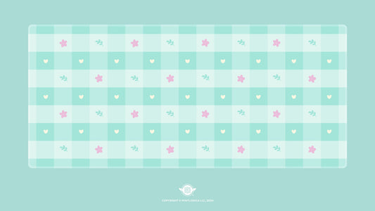 Pastel Picnic 'Magical Mint' Deskmats | Deskmats by Mintlodica | DM-PP-MINI-MAGICMINT Group Buy