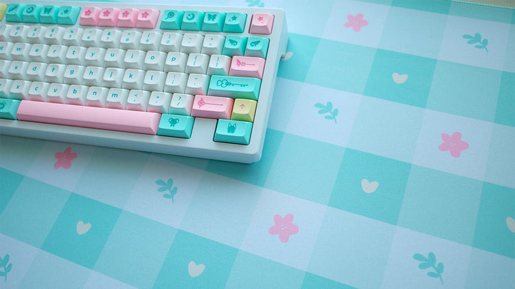 Pastel Picnic 'Magical Mint' Deskmats | Deskmats by Mintlodica | DM-PP-MINI-MAGICMINT Group Buy