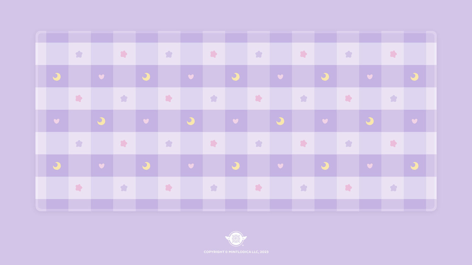 Pastel Picnic 'Moony' Deskmats | Deskmats by Mintlodica | DM-PP-MINI-MOONY Group Buy