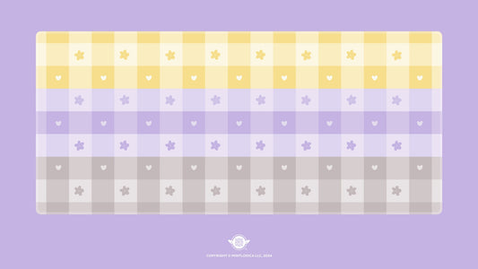 Pastel Picnic 'Nonbinary Pride' Deskmats | Deskmats by Mintlodica | DM-PP-MINI-NBPRIDE Group Buy