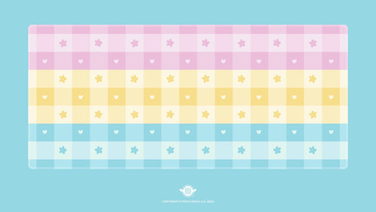 Pastel Picnic 'Pan Pride' Deskmats | Deskmats by Mintlodica | DM-PP-MINI-PANPRIDE Group Buy