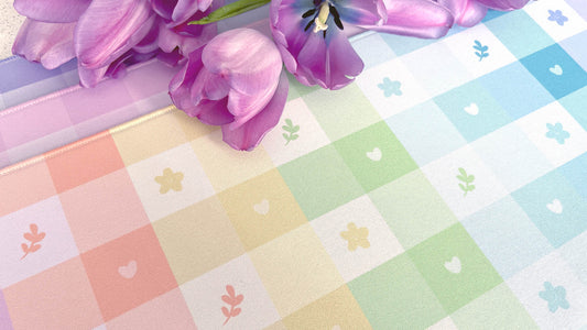 Pastel Picnic 'Rainbow' Deskmats | Deskmats by Mintlodica | DM-PP-MINI-RAINBOW Group Buy