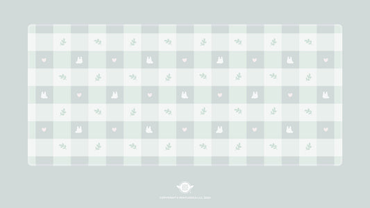 Pastel Picnic 'Sage' Deskmats | Deskmats by Mintlodica | DM-PP-MINI-SAGE Group Buy