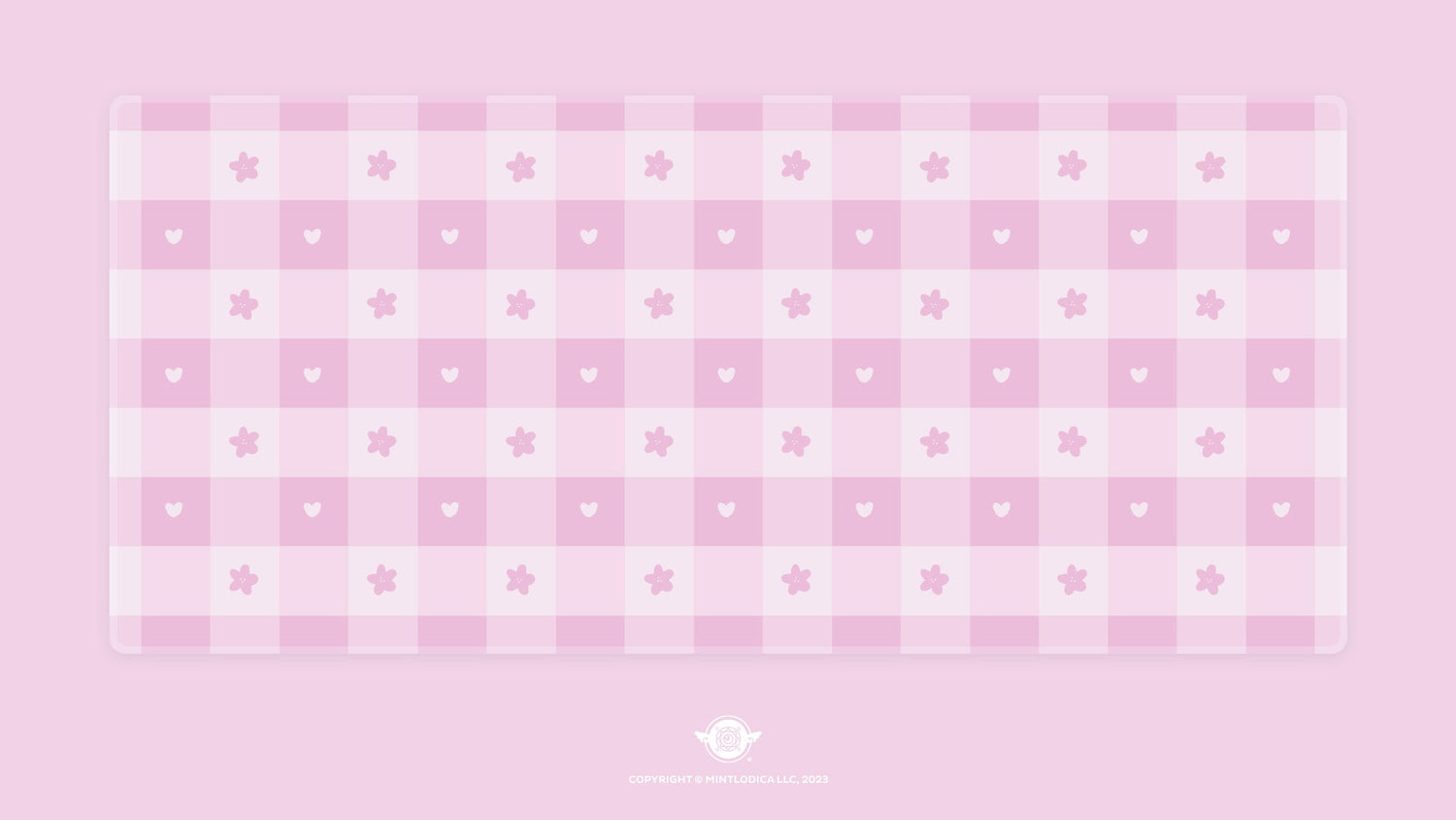 Pastel Picnic 'Sakura' Deskmats | Deskmats by Mintlodica | DM-PP-MINI-SAKURA Group Buy