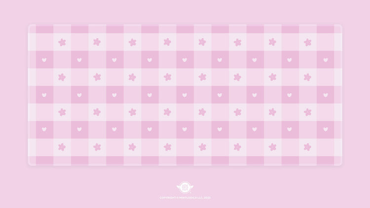 Pastel Picnic 'Sakura' Deskmats | Deskmats by Mintlodica | DM-PP-MINI-SAKURA Group Buy