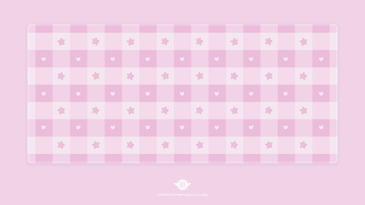 Pastel Picnic 'Sakura' Deskmats | Deskmats by Mintlodica | DM-PP-MINI-SAKURA Group Buy