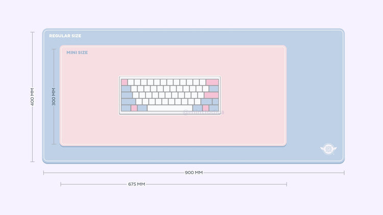 Pastel Picnic 'Sakura' Deskmats | Deskmats by Mintlodica | DM-PP-MINI-SAKURA Group Buy