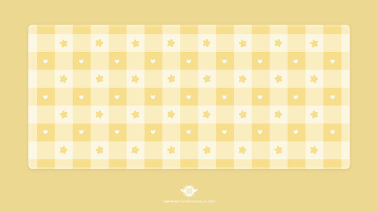 Pastel Picnic 'Sunny' Deskmats | Deskmats by Mintlodica | DM-PP-MINI-SUNNY Group Buy