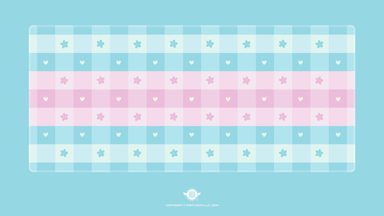 Pastel Picnic 'Trans Pride' Deskmats | Deskmats by Mintlodica | DM-PP-MINI-TRANSPRIDE Group Buy