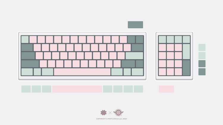 Witch Girl JUNE/JUNIOR Keyboards | Keyboard Kit by Mintlodica | Group Buy