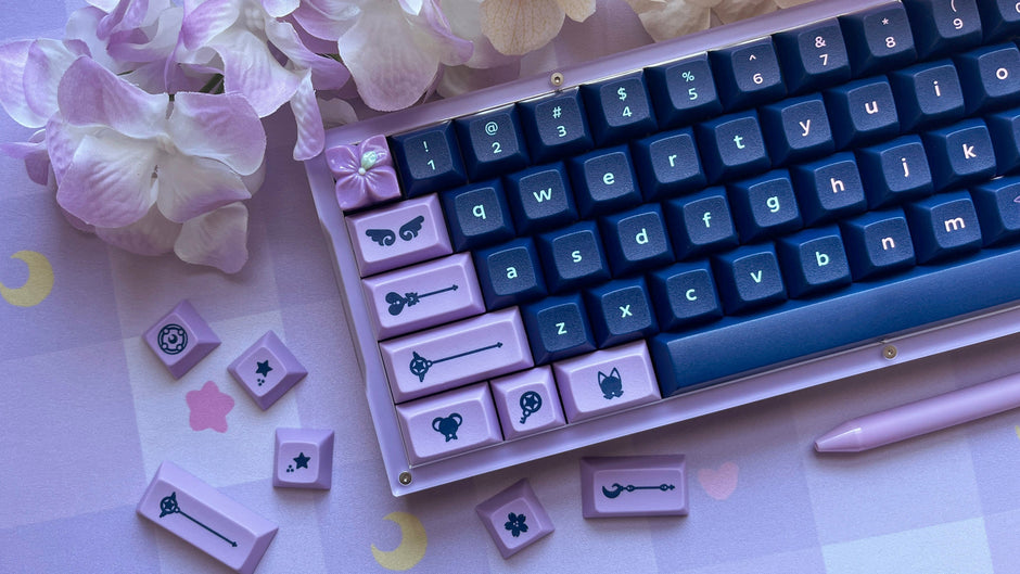 DSA Magic Girl Keycaps by Mintlodica® Bring joy to your workspace!