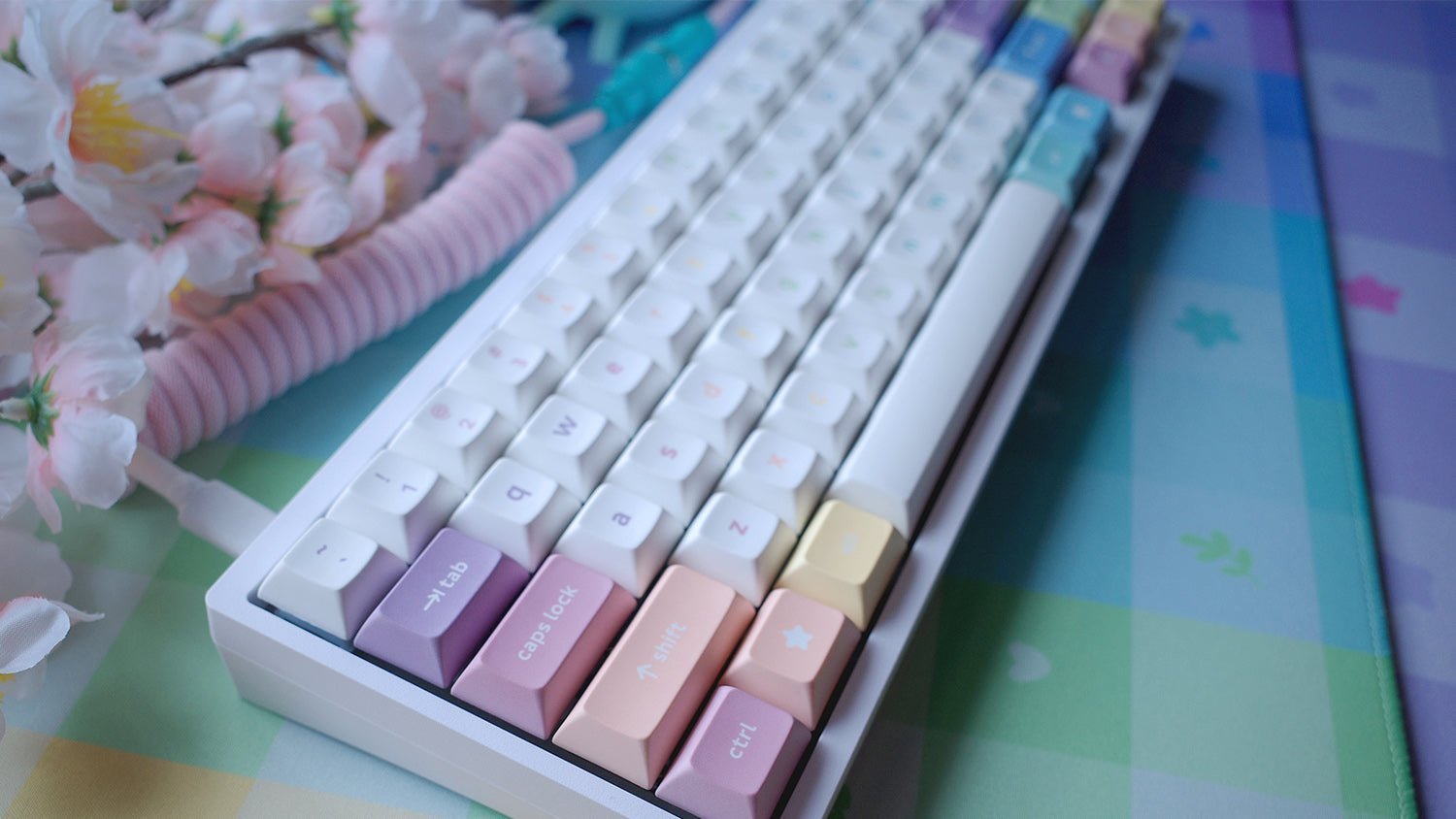 DSA Pastel Dreams Keycaps: EU & North Ireland Shipping ONLY | Keycaps by Mintlodica | KS - PD - BK - EU