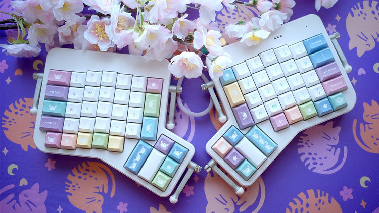 DSA Pastel Dreams Keycaps: EU & North Ireland Shipping ONLY | Keycaps by Mintlodica | KS - PD - BK - EU