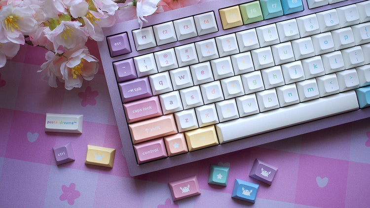 DSA Pastel Dreams Keycaps: EU & North Ireland Shipping ONLY | Keycaps by Mintlodica | KS - PD - BK - EU