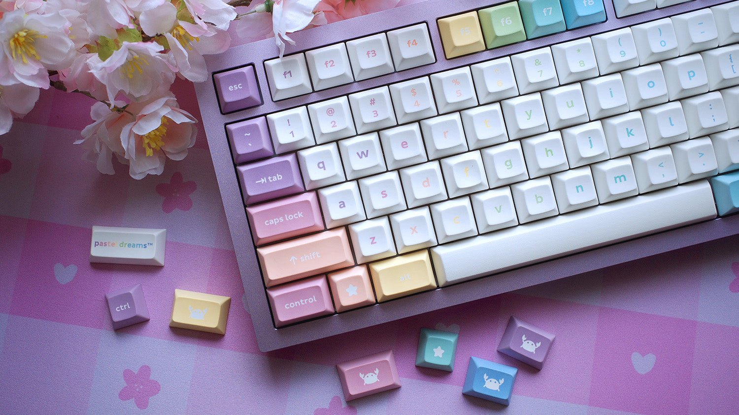 DSA Pastel Dreams Keycaps | Keycaps by Mintlodica | KS - PD - BK Group Buy