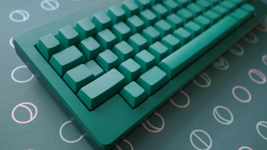 Hunter Green Blank Keycaps