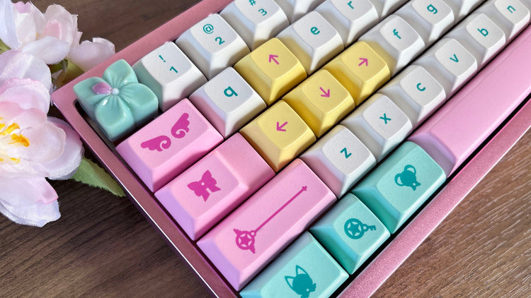 Magic Girl Floral Artisans | Floral Artisan Keycaps by Mintlodica | CS-MG-MINT