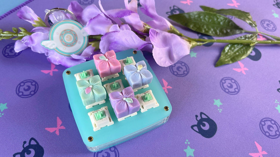 DSA Magic Girl Keycaps by Mintlodica® Bring joy to your workspace!