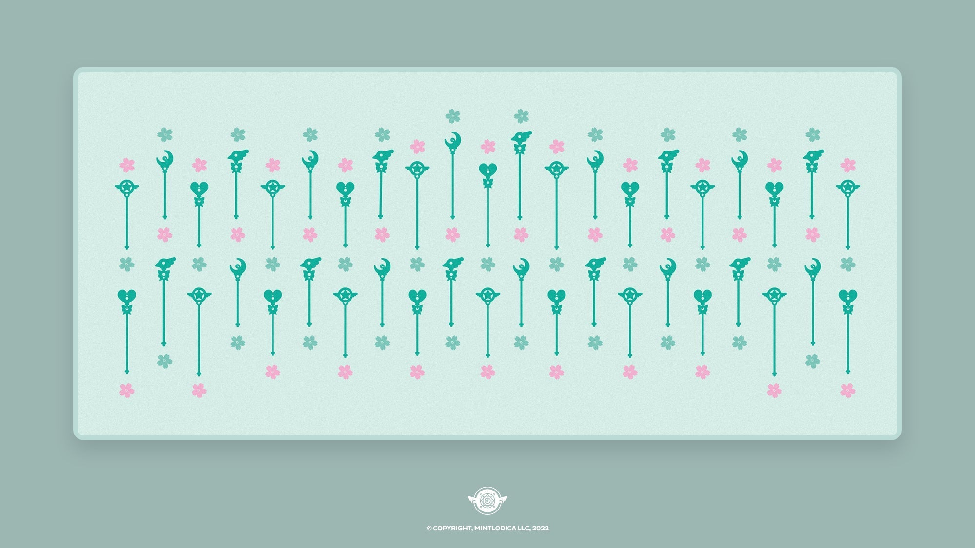 Magic Girl 'Wands' Deskmats by Mintlodica® ❀ Bring joy to your