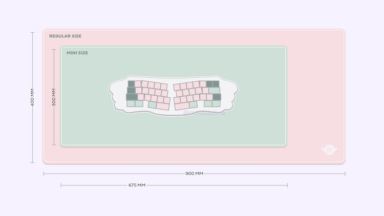 Pastel Picnic 'Beary' Deskmats | Deskmats by Mintlodica | DM-PP-MINI-BEARY Group Buy