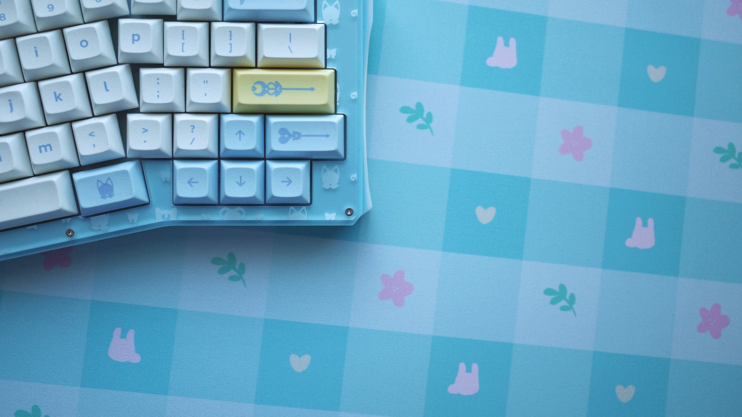 Pastel Picnic 'Mei' Deskmats by Mintlodica® Bring joy to your workspace!